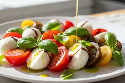 Fresh & Flavorful: Easy Caprese Salad with Basil Bliss