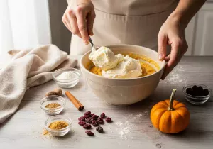 Pumpkin Bread with Cream Cheese