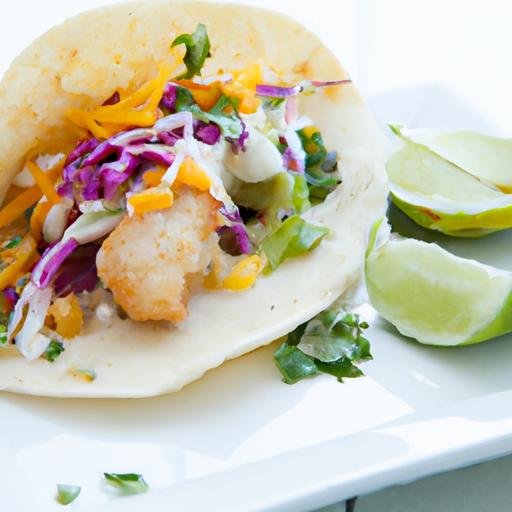 Zesty Fish Tacos with creamy Lime Slaw: A Quick Recipe