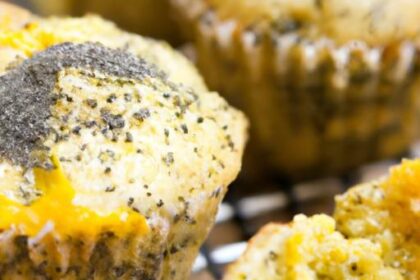 Zesty Lemon Poppy Seed Muffins: Bright, Bold, and Flavorful