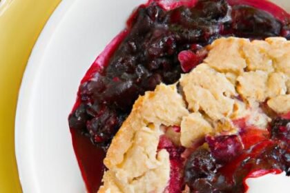 Sweet Summer Berry Cobbler with Fluffy Biscuit Topping