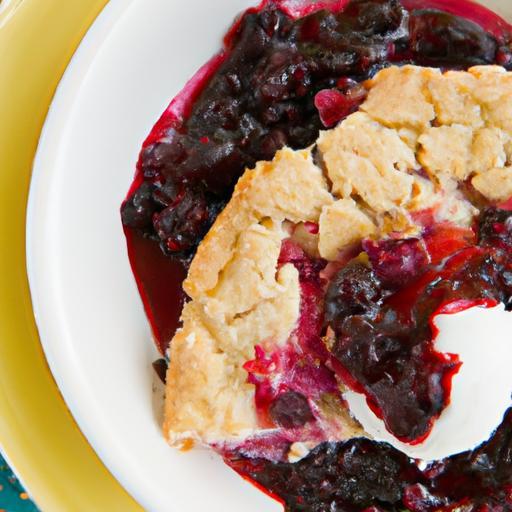 Sweet Summer Berry Cobbler with Fluffy Biscuit Topping