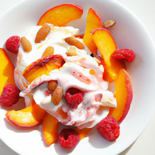 Peach & Raspberry Frozen Yogurt: A Refreshing Summer Treat