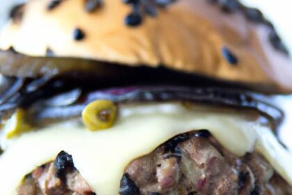 Bold & Flavorful: Spicy Black Bean Burgers on Brioche Buns