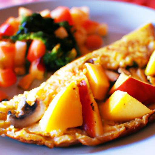 Golden Tofu Omelette: A Vibrant Veggie-Filled Delight