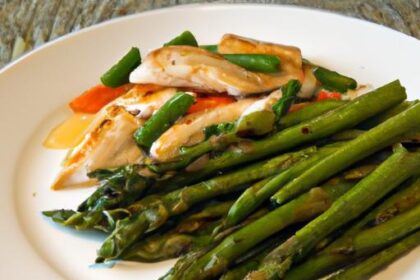 Zesty Chicken & Asparagus Lemon Stir Fry: Quick & Healthy