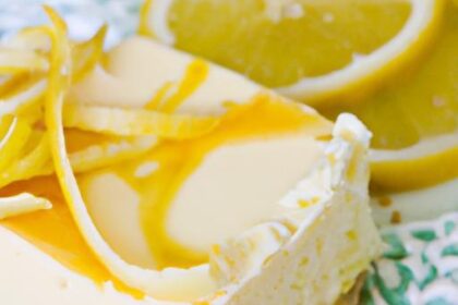 Zesty No-Bake Lemon Cheesecake Bars: Easy, Refreshing Delight