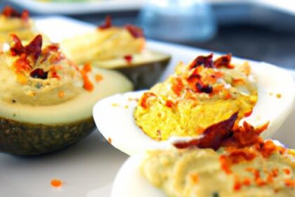 Creamy Avocado Deviled Eggs: A Tasty Twist on Classic Bites