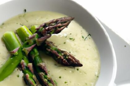 Velvety Asparagus & Parmesan Soup: A Comforting Delight