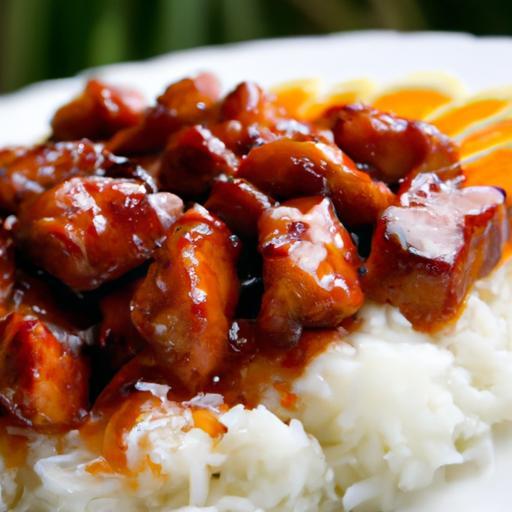 Savor the Perfect Teriyaki Chicken with Fluffy Steamed Rice