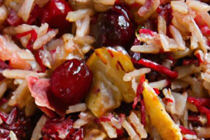 Zesty Cranberry & Orange Wild Rice Pilaf: A Flavorful Twist