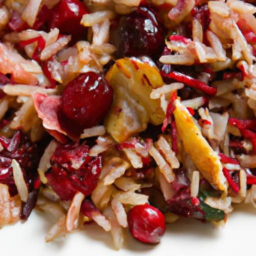 Zesty Cranberry & Orange Wild Rice Pilaf: A Flavorful Twist