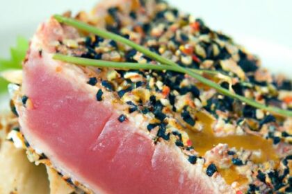 Savor the Flavor: Seared Tuna with Sesame Ginger Glaze