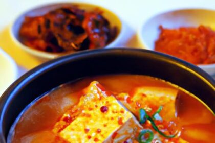 Savor the Soul of Korea: Kimchi Jjigae Tofu Stew Delight