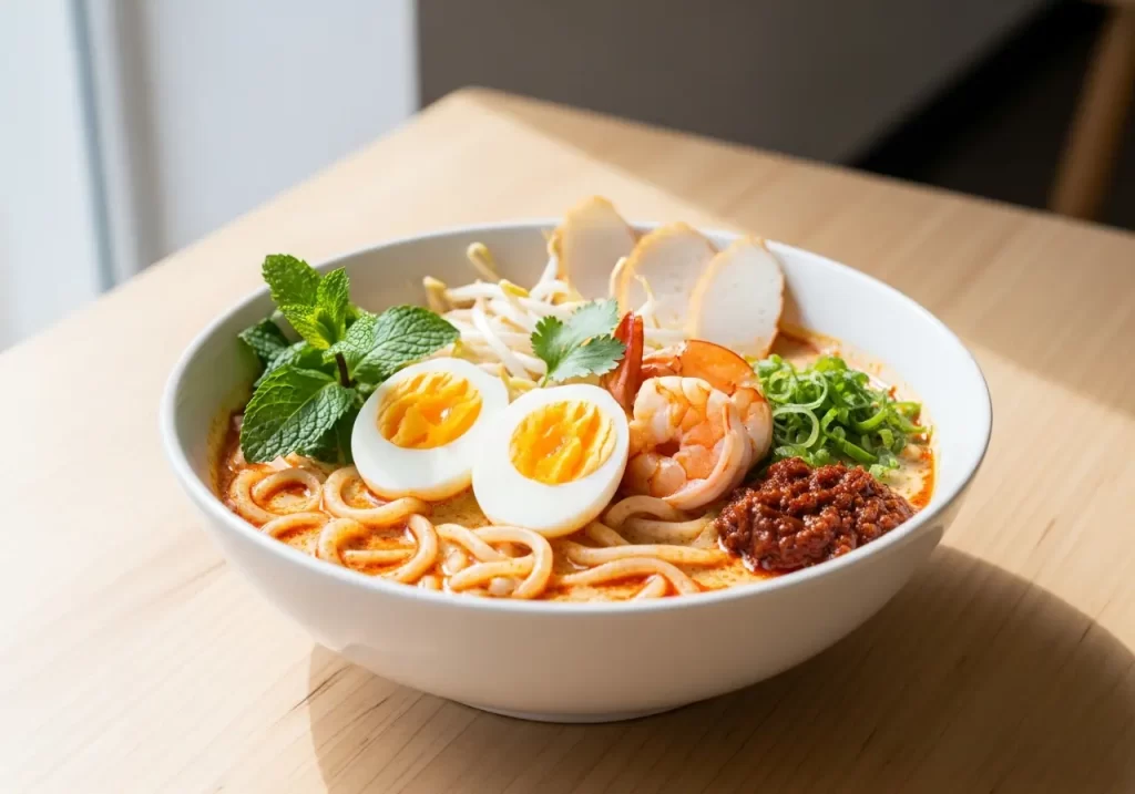 A Coconut Curry Noodle Soup Adventure