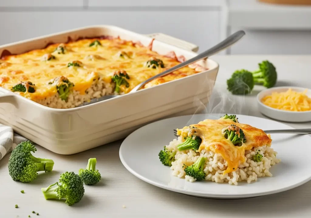 Cheesy Broccoli & Rice Casserole