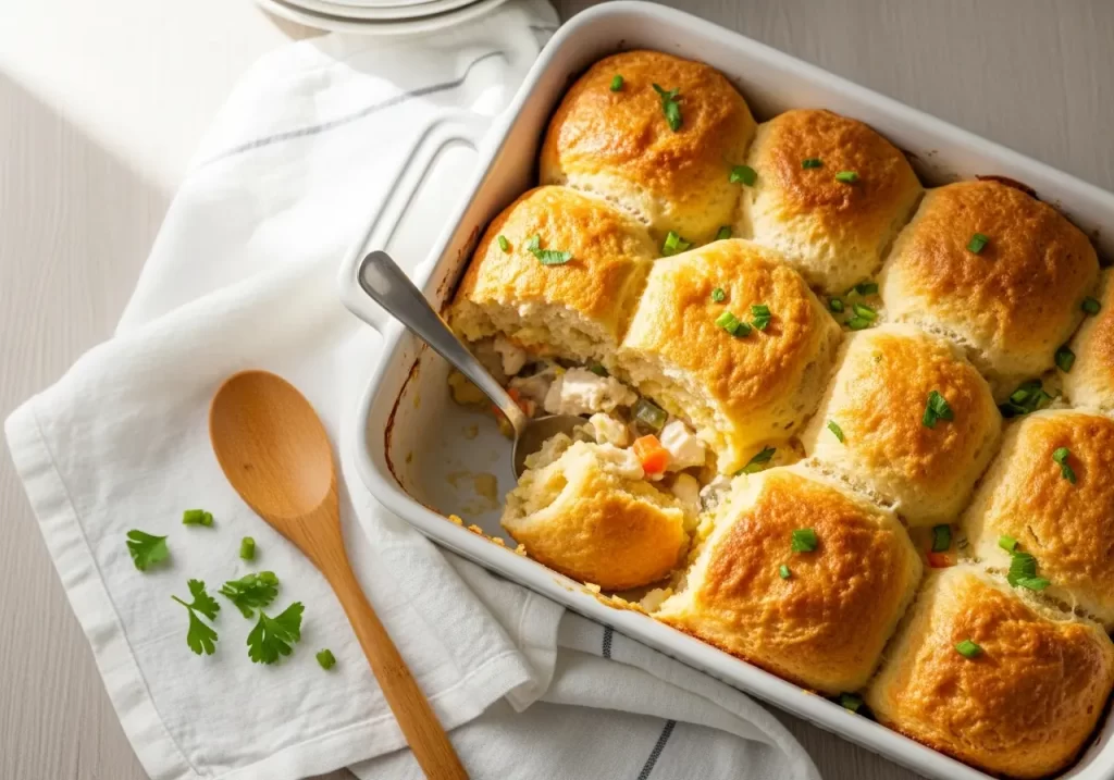 Chicken and Biscuit Casserole