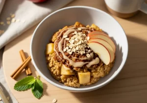 Apple Pie Baked Oatmeal