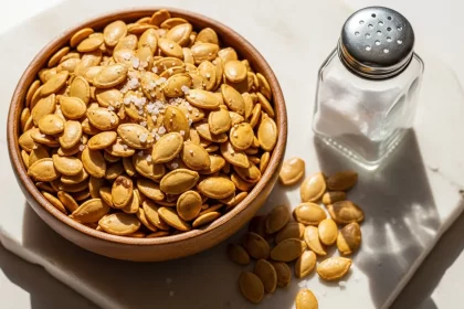 Crunchy Delight: Toasted Pumpkin Seeds with Sea Salt