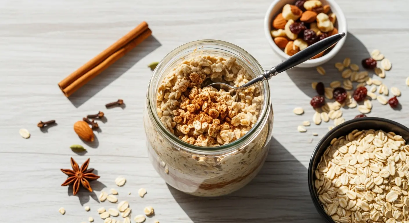 Easy Overnight Oats with Spices