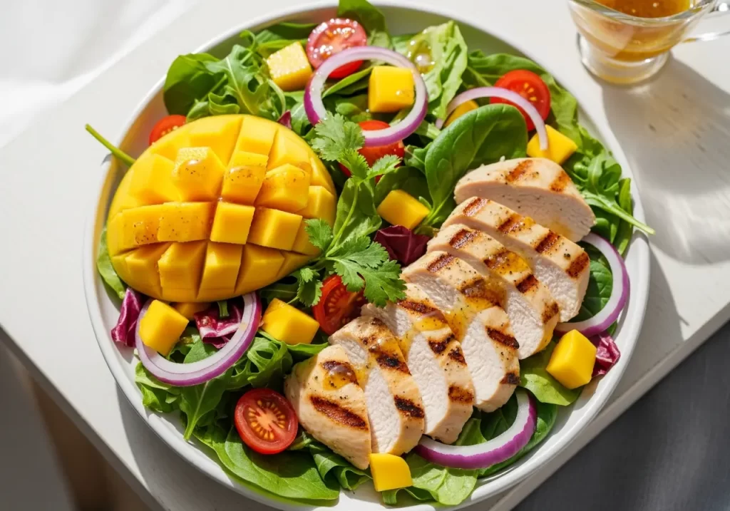 Grilled Chicken and Mango Salad Recipe