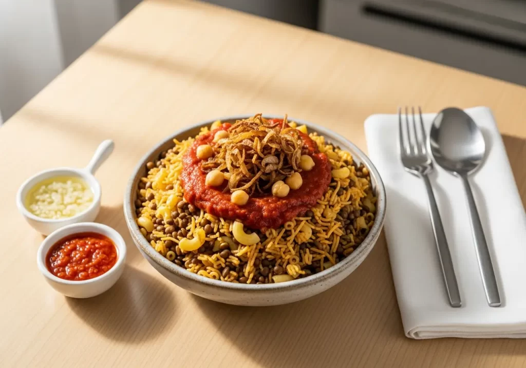 Koshari: Egypt's Iconic Blend of Rice, Lentils & Pasta