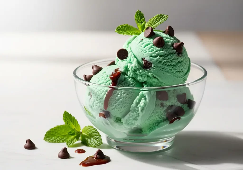 Mint Chocolate Chip Ice Cream