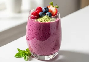 Mixed Berry Pea Protein Smoothie Boost