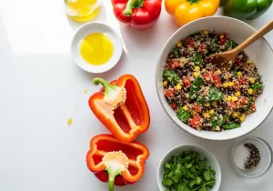Packed Vegan Stuffed Peppers