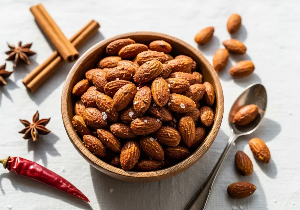 Roasted Spiced Almonds