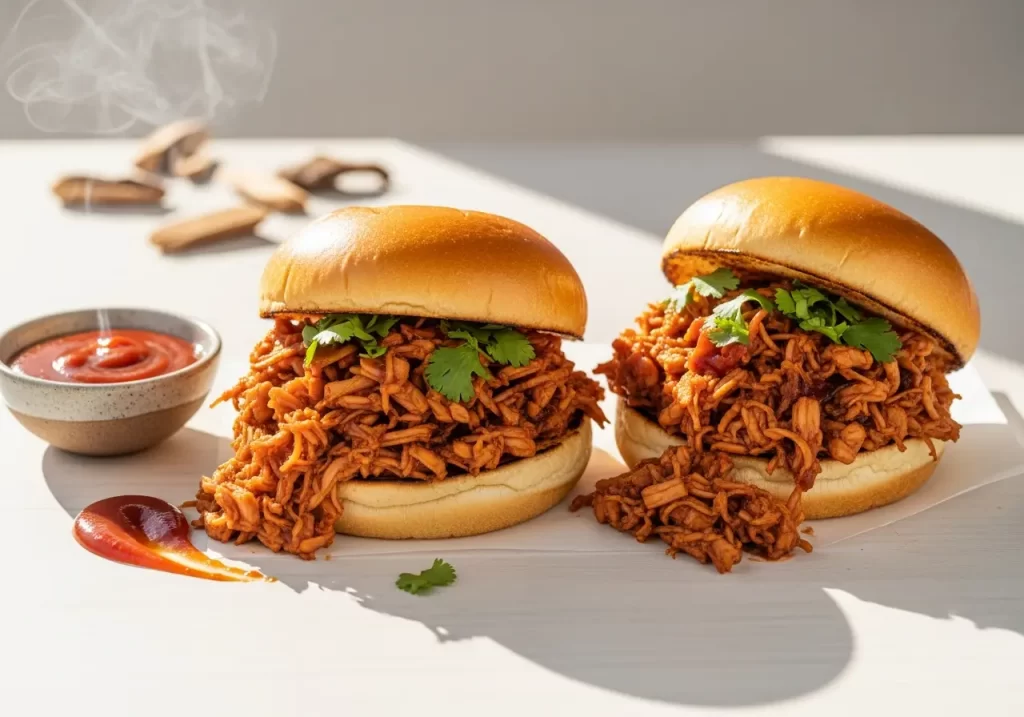 BBQ Pulled Jackfruit Sandwiches