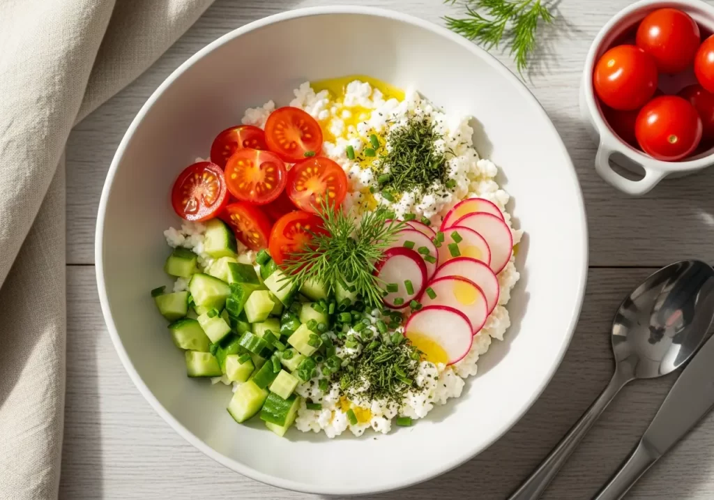 Savory Cottage Cheese Bowls