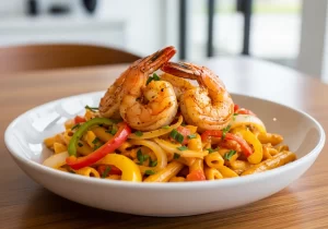 Savory Creamy Cajun Shrimp Pasta