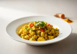 Tofu Scramble with Turmeric