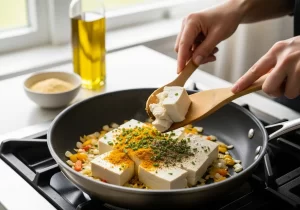 Tofu Scramble with Turmeric