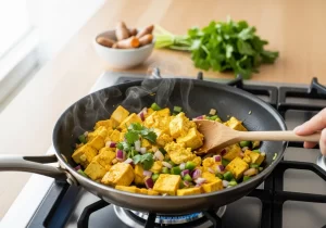 Tofu Scramble with Turmeric