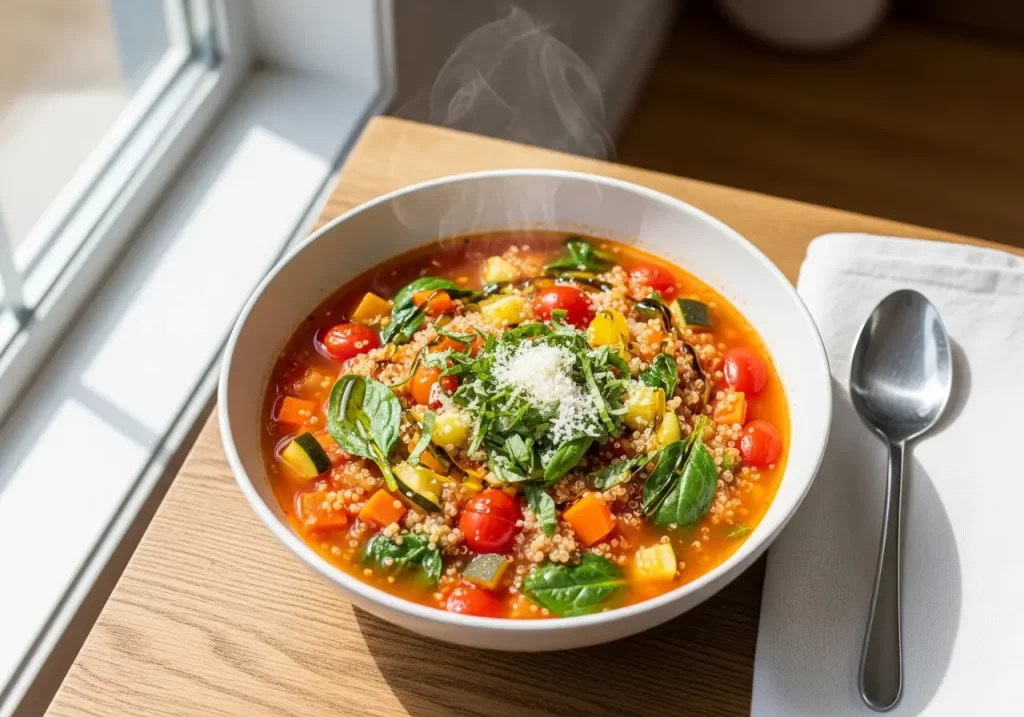 Vegetable and Quinoa Minestrone