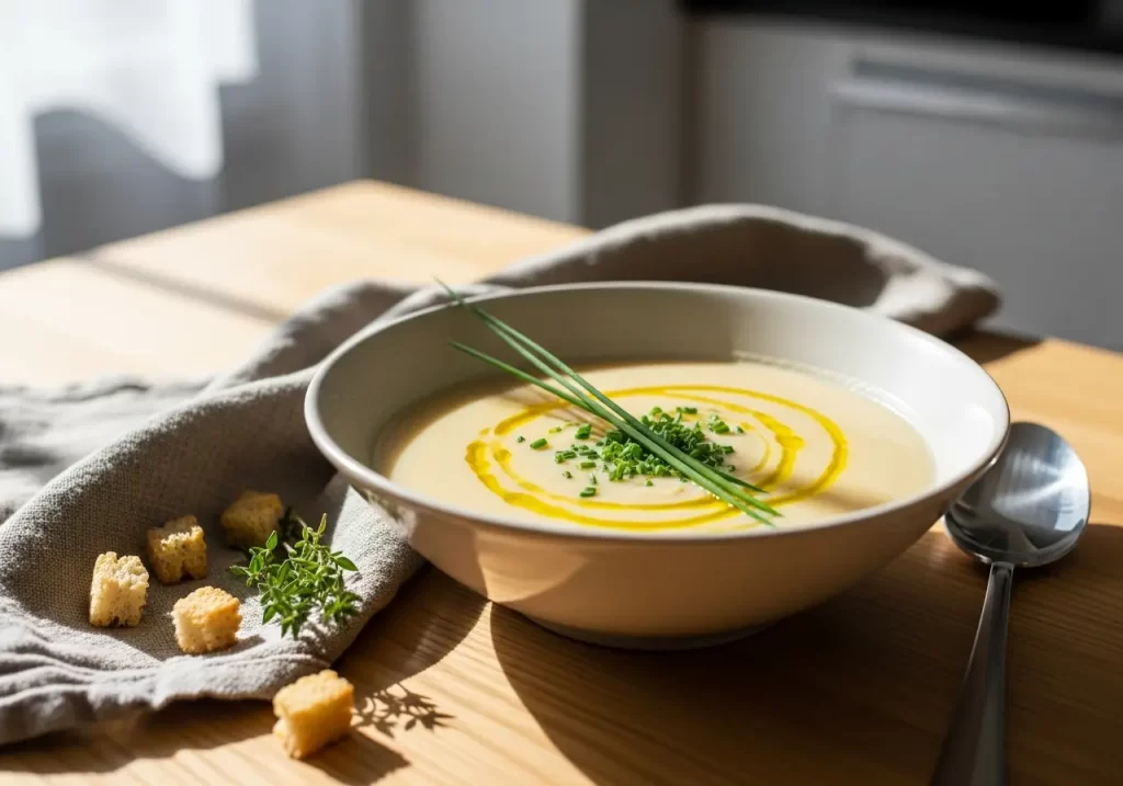Velvety Potato Leek Soup
