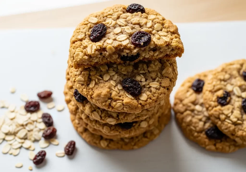 Wholesome Oatmeal Raisin Cookies