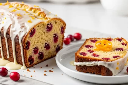 Zesty Cranberry Orange Bread Recipe with Lush Sweet Glaze