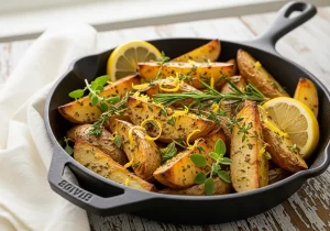 Zesty Lemon Herb Roasted Potatoes