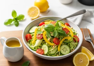 Zesty Zucchini Noodle Salad