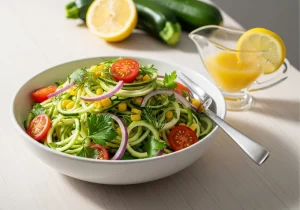 Zesty Zucchini Noodle Salad