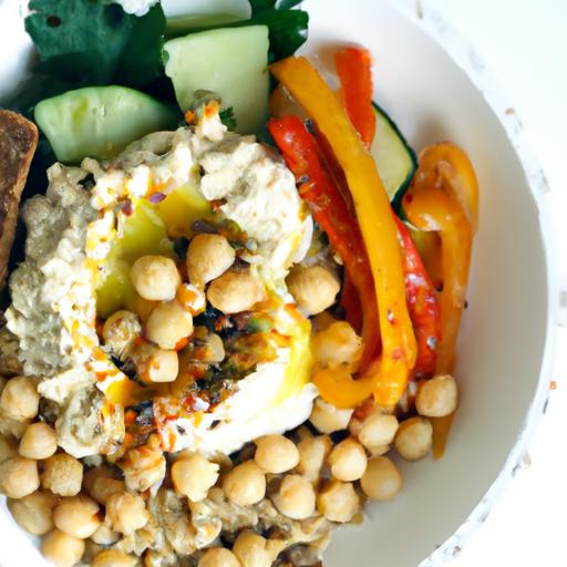 Mediterranean Quinoa Bowl ⁢with Hummus: A⁢ Flavorful Feast