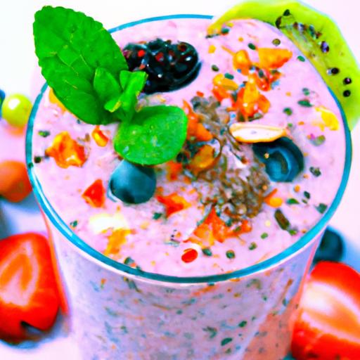 Energize Your Day: Mixed Berry Pea protein Smoothie Boost
