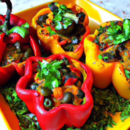 Flavor-Packed Vegan Stuffed Peppers: A Colorful Delight