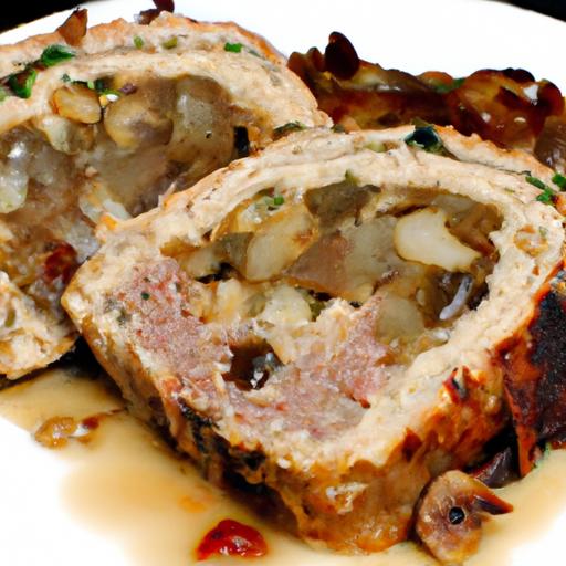 hearty Classic Homestyle Meatloaf with Savory Mushroom Gravy
