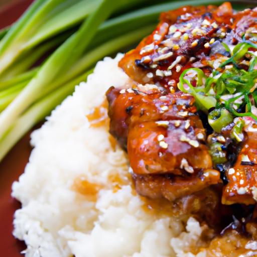Savor the Perfect Teriyaki Chicken with Fluffy Steamed Rice