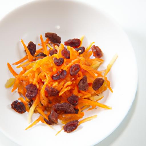 A Zesty Twist: Sweet and Tangy Carrot Raisin Salad Recipe