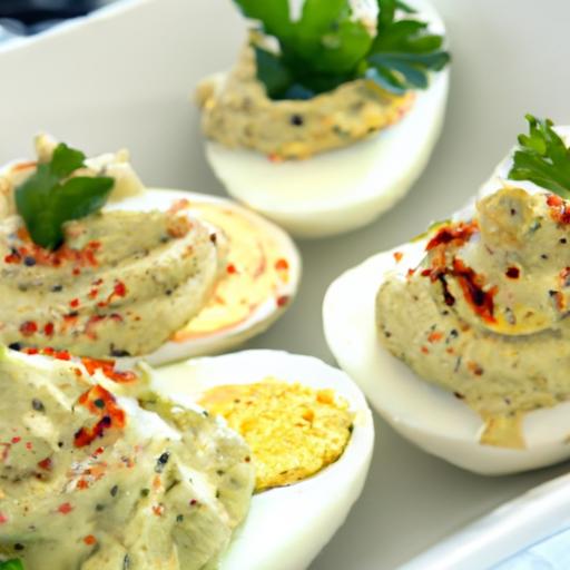 Creamy Avocado Deviled Eggs: A Tasty Twist on Classic Bites